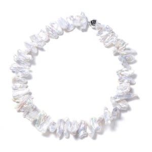 Genuine keshi pearl 18 inch necklace 925 STS
